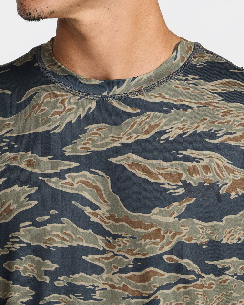 Sport Vent Short Sleeve Tee - Tiger Camo | RVCA for sale