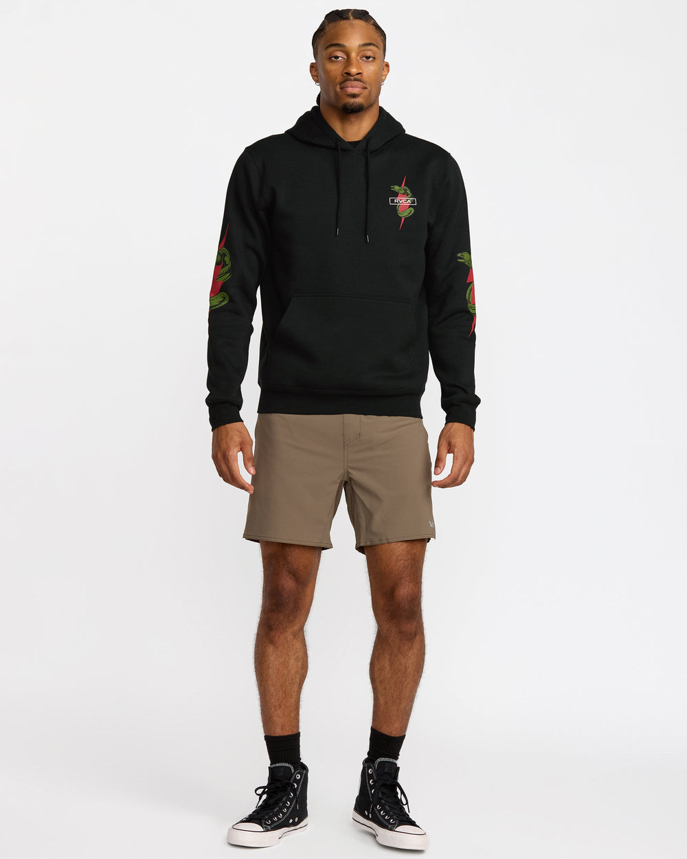 Shock Squad Hoodie - Black | RVCA for sale
