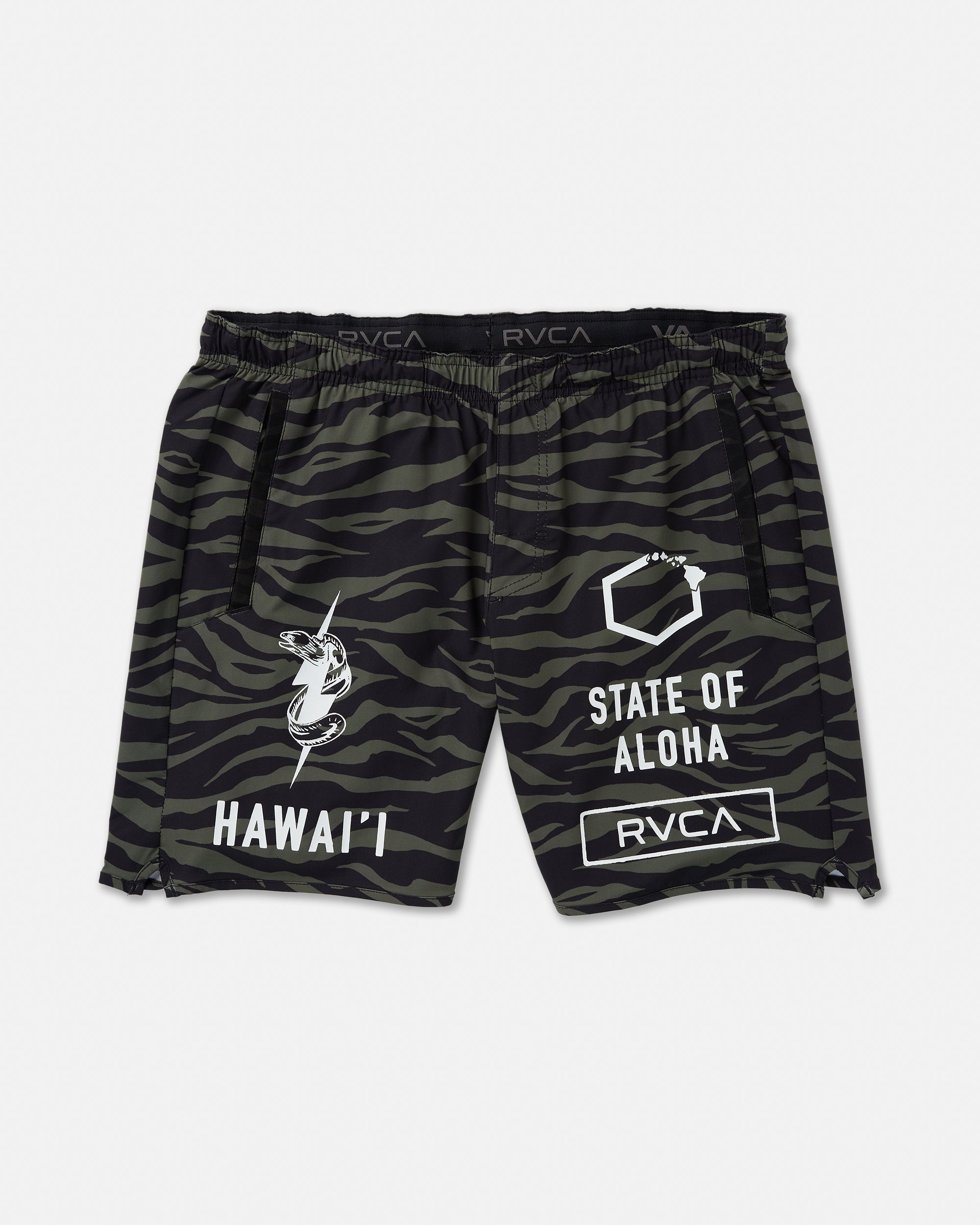 Hawaii Yogger Stretch 17" Short - Fatigue | RVCA online