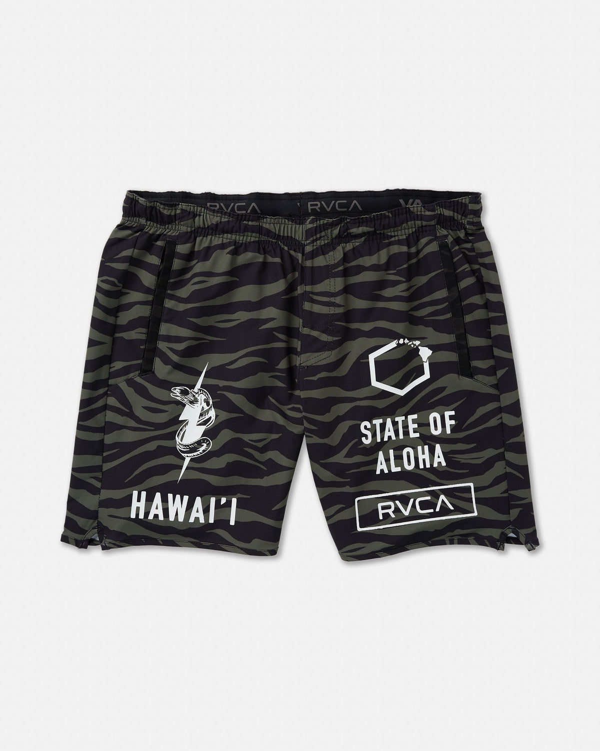 Hawaii Yogger Stretch 17" Short - Fatigue | RVCA online