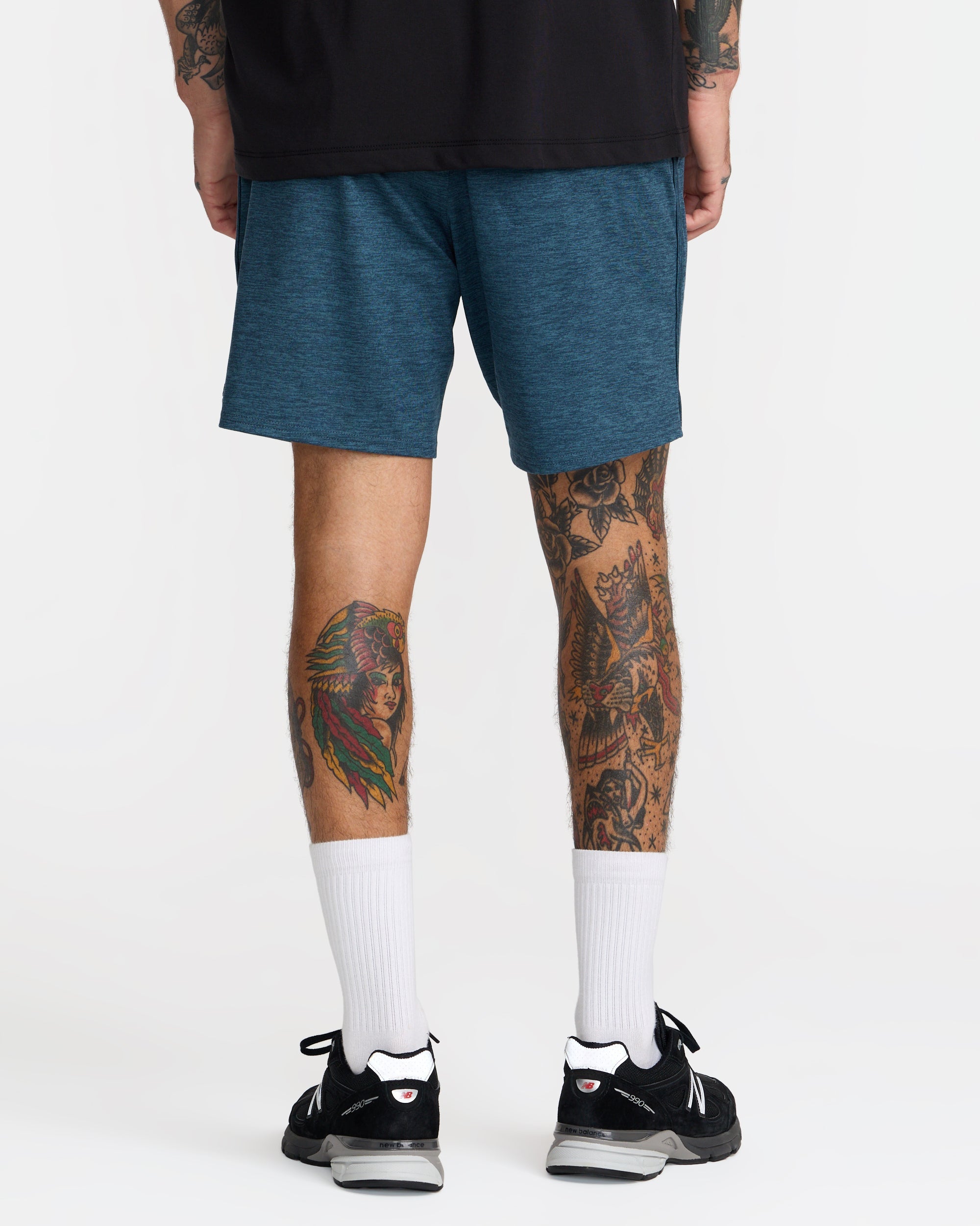 Yogger Recover 17" Shorts - Duck Blue | RVCA US