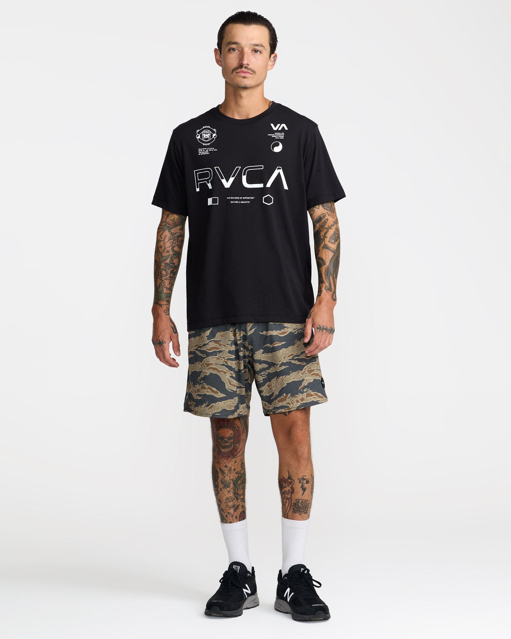 Yogger Recover 17" Shorts - Tiger Camo | RVCA for sale