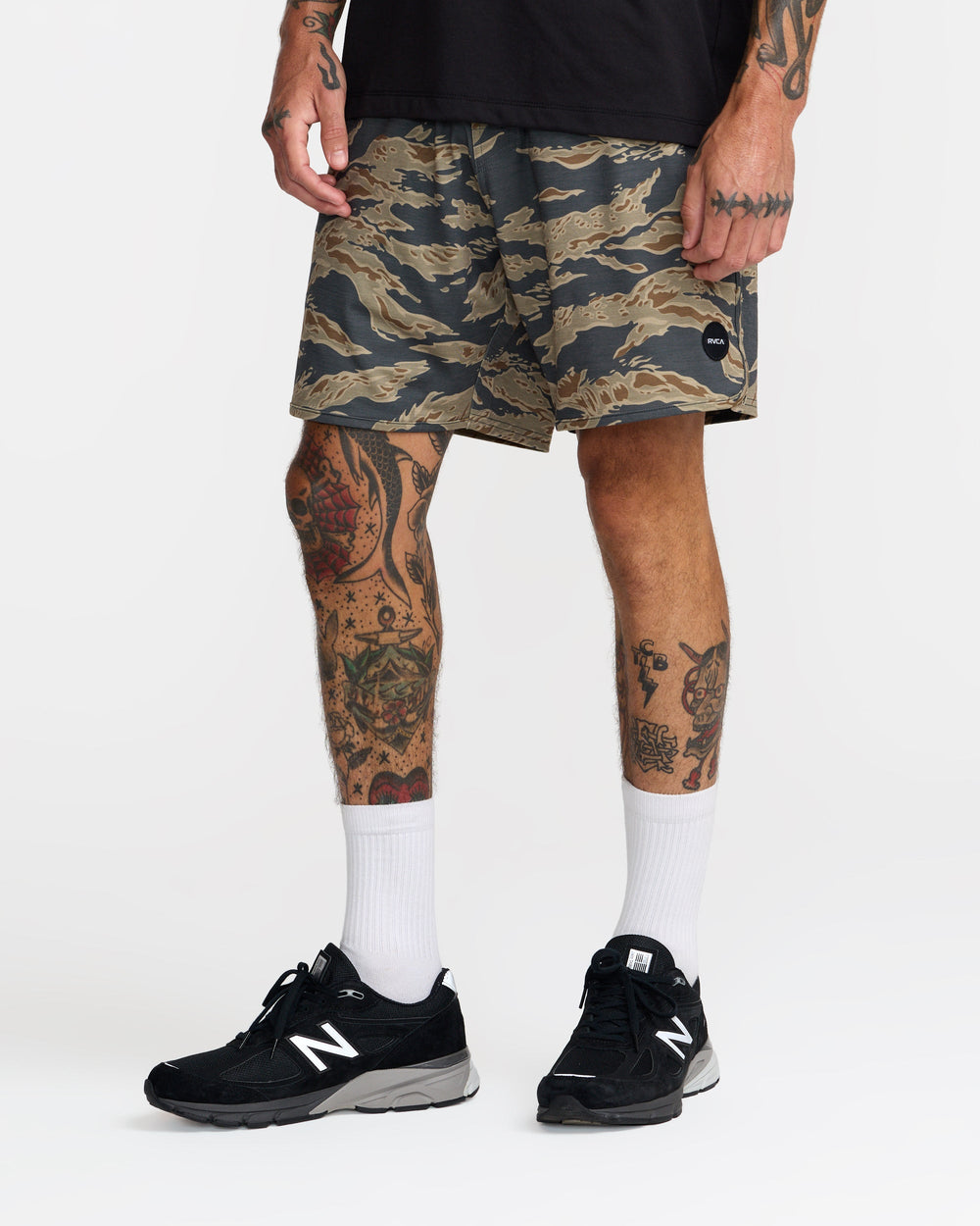 Yogger Recover 17" Shorts - Tiger Camo | RVCA for sale