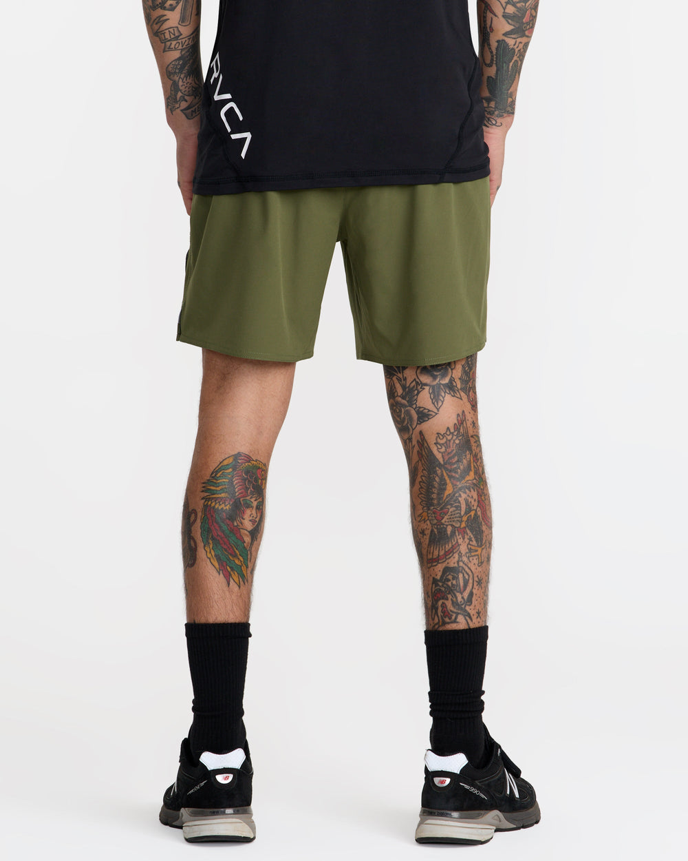 Yogger 2 In 1 Short 17" Shorts - Army Green | RVCA online