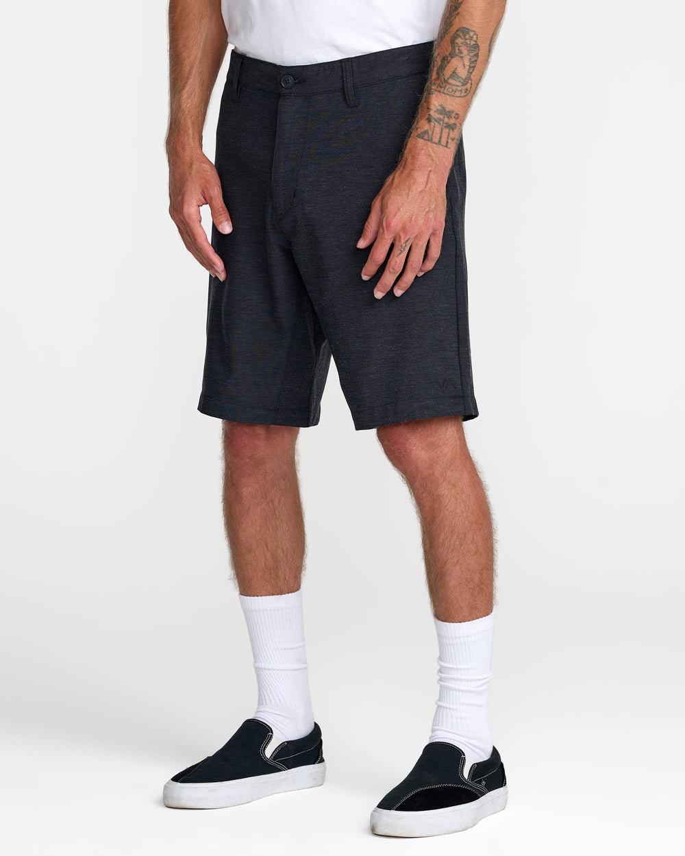 Sport Course Chino Short - Heather Black | RVCA for sale
