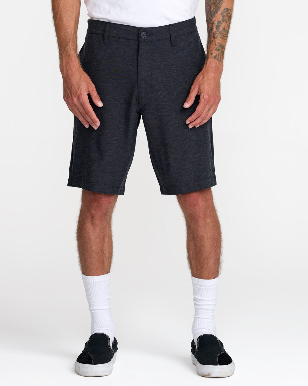 Sport Course Chino Short - Heather Black | RVCA for sale