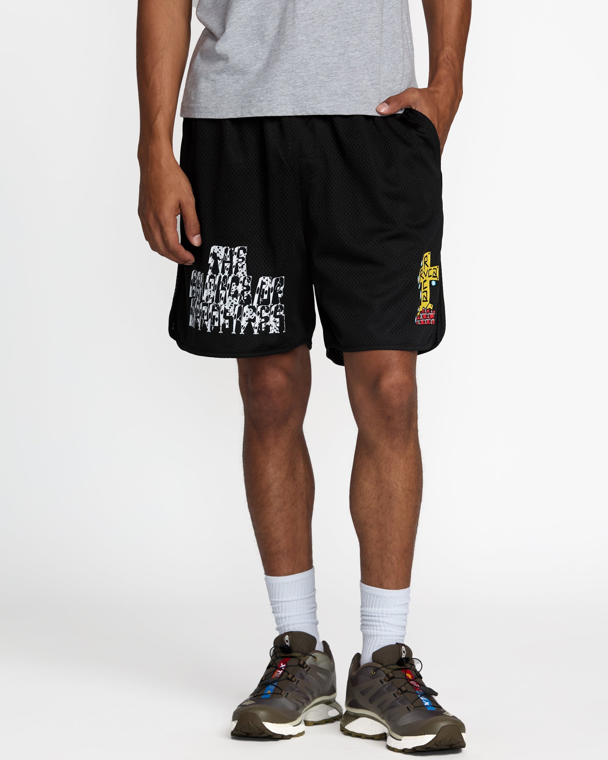 Jesse VA Essntl Mesh 19" Short - Black | RVCA outlet