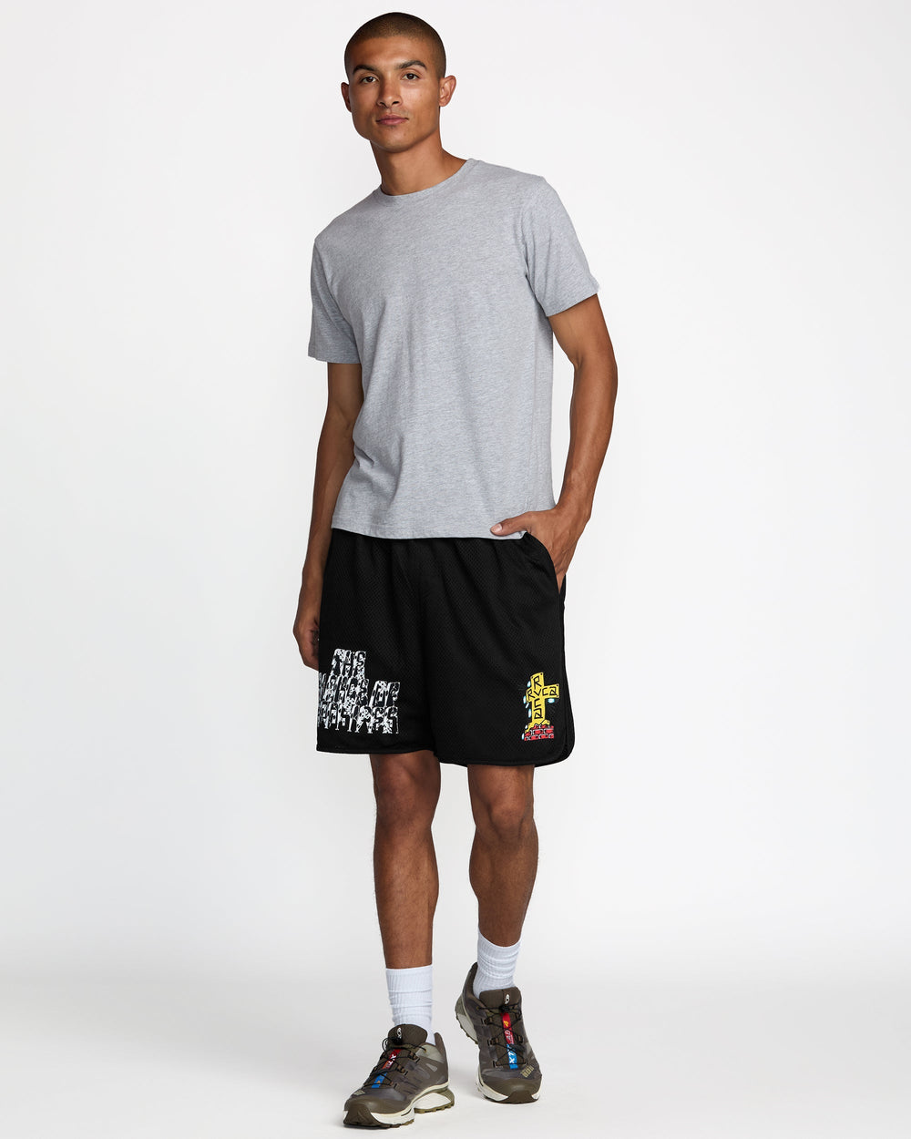 Jesse VA Essntl Mesh 19" Short - Black | RVCA outlet