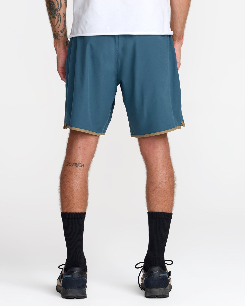 Yogger Stretch Contrast 17" Short - Duck Blue | RVCA on sale