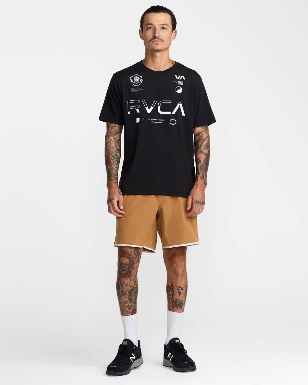 Yogger Stretch Contrast 17" Shorts - Camel | RVCA near me