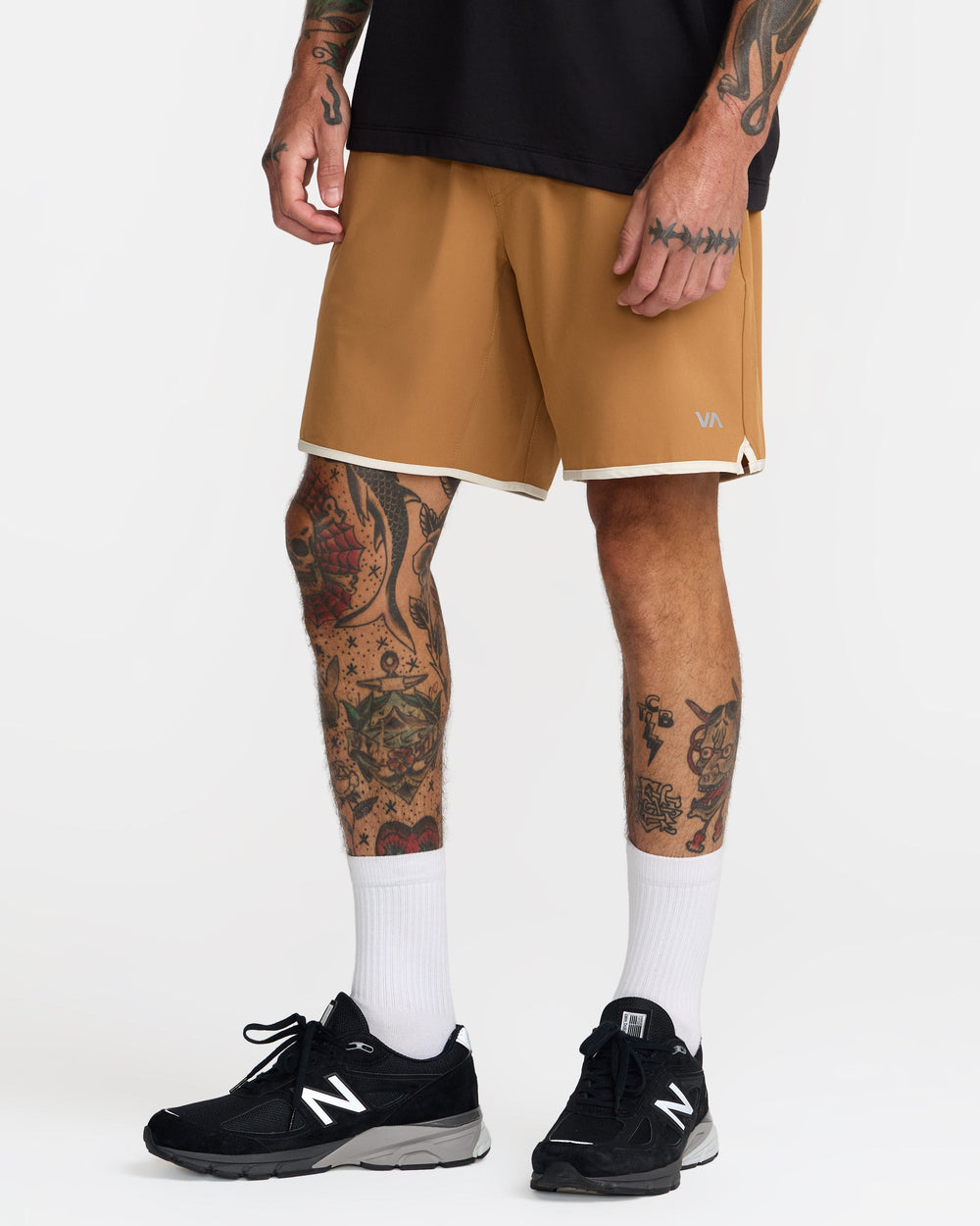 Yogger Stretch Contrast 17" Shorts - Camel | RVCA near me