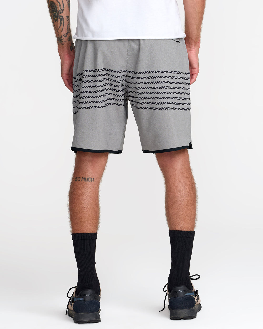 Yogger Stretch Contrast 17" Short - Heather Grey | RVCA sale