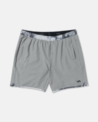 Yogger Stretch Contrast 17" Shorts - Heather Grey 1 | RVCA sale