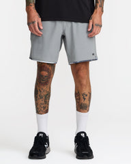 Yogger Stretch Contrast 17" Shorts - Heather Grey 1 | RVCA sale