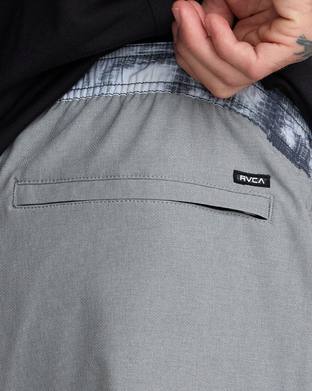 Yogger Stretch Contrast 17" Shorts - Heather Grey 1 | RVCA sale