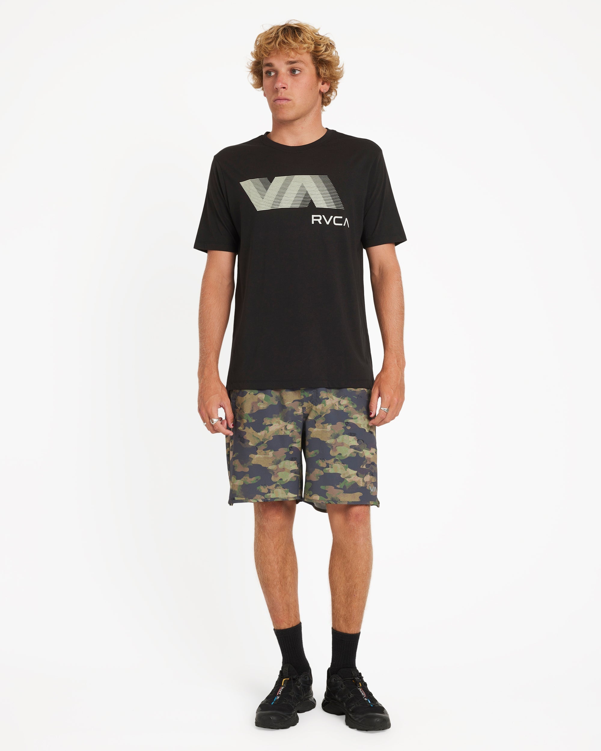 Yogger Stretch Contrast 17" Short - Olive | RVCA US