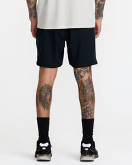 Yogger Stretch 17" Short - Black | RVCA on sale