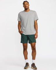 Yogger Stretch 17" Short - Hunter Green | RVCA for sale