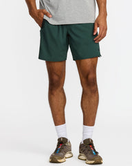 Yogger Stretch 17" Short - Hunter Green | RVCA for sale