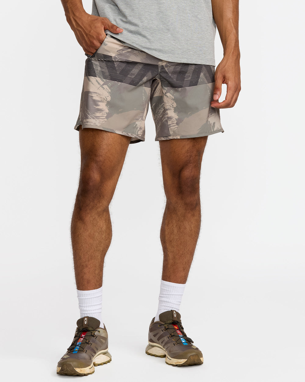 Yogger Stretch 17" Short - Khaki Camo | RVCA sale