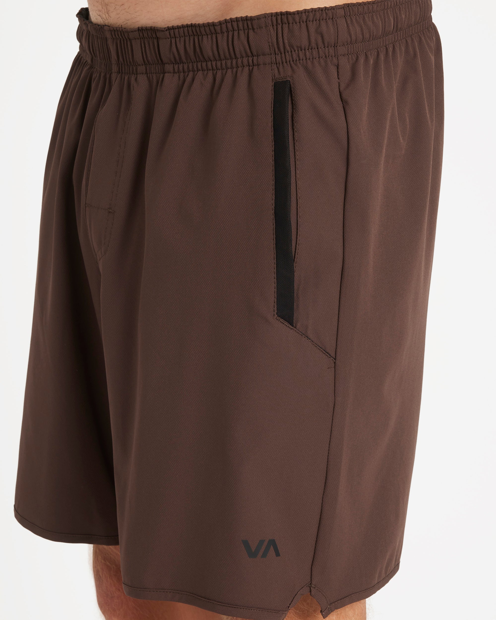 Yogger Stretch 17" Short - Mocha | RVCA on sale