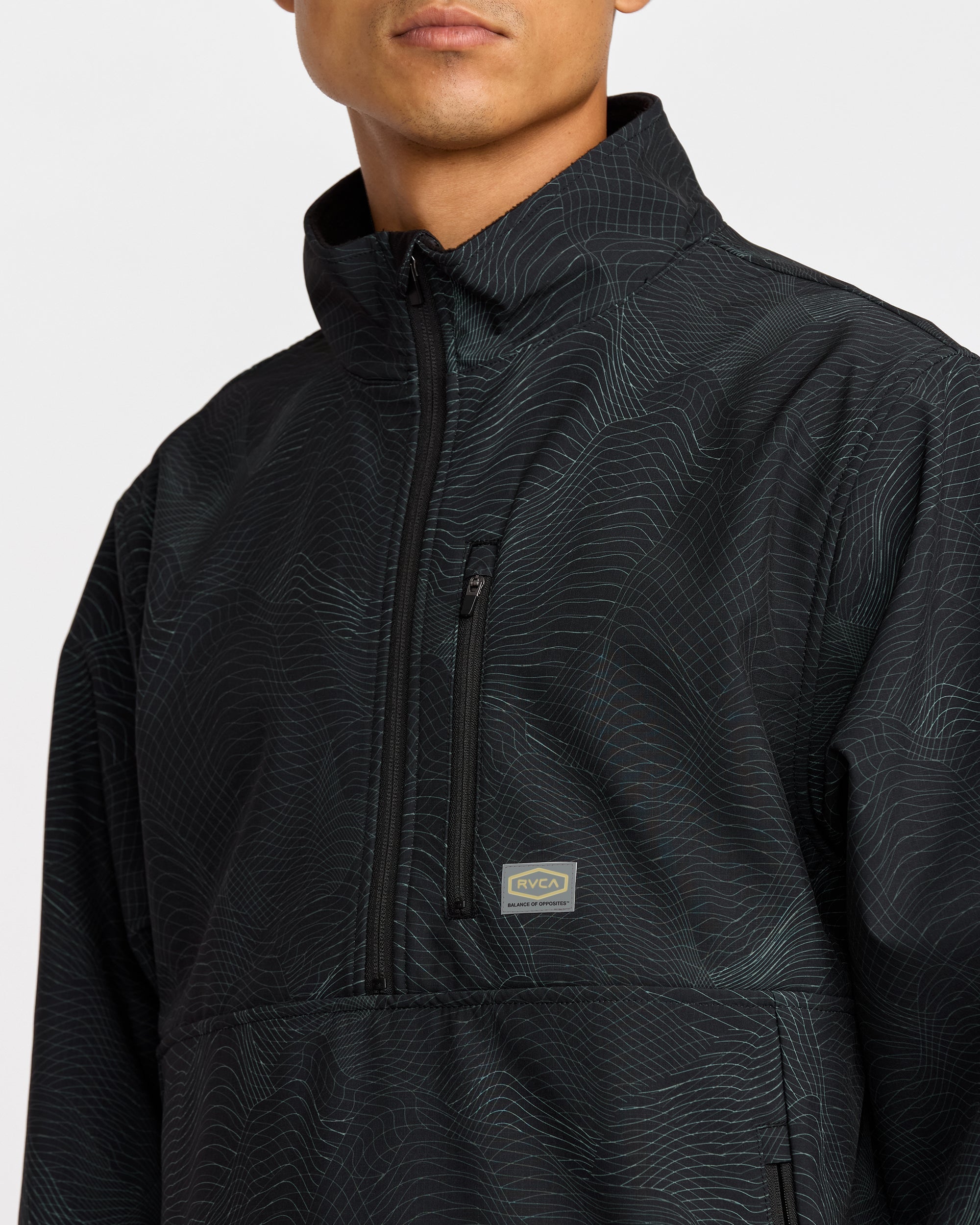 Grid Anorak - RVCA Black | RVCA for sale
