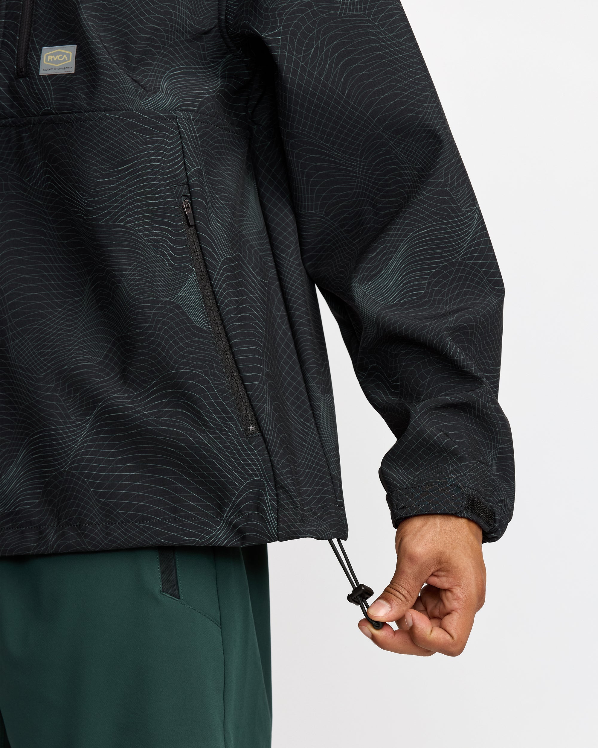 Grid Anorak - RVCA Black | RVCA for sale