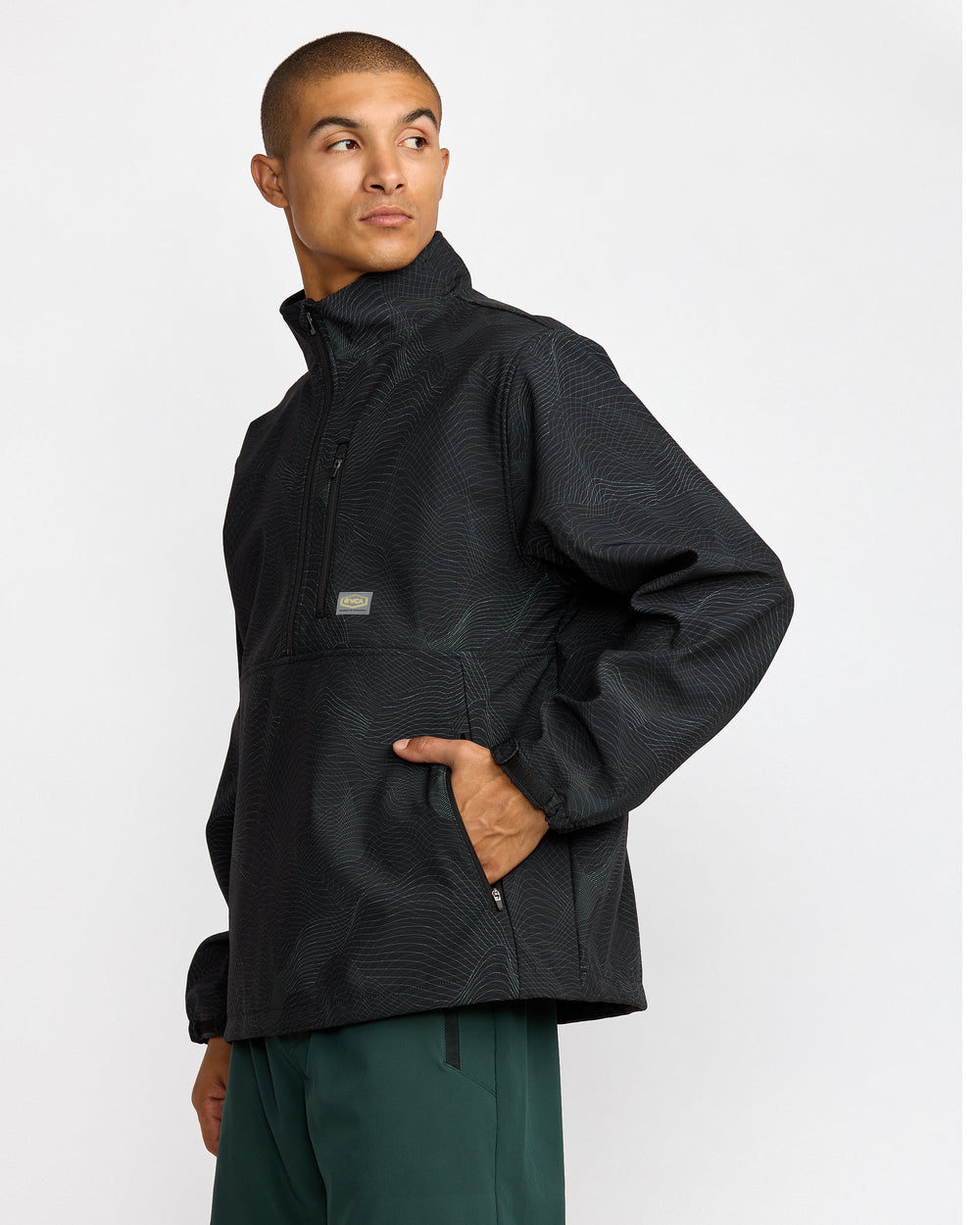 Grid Anorak - RVCA Black | RVCA for sale