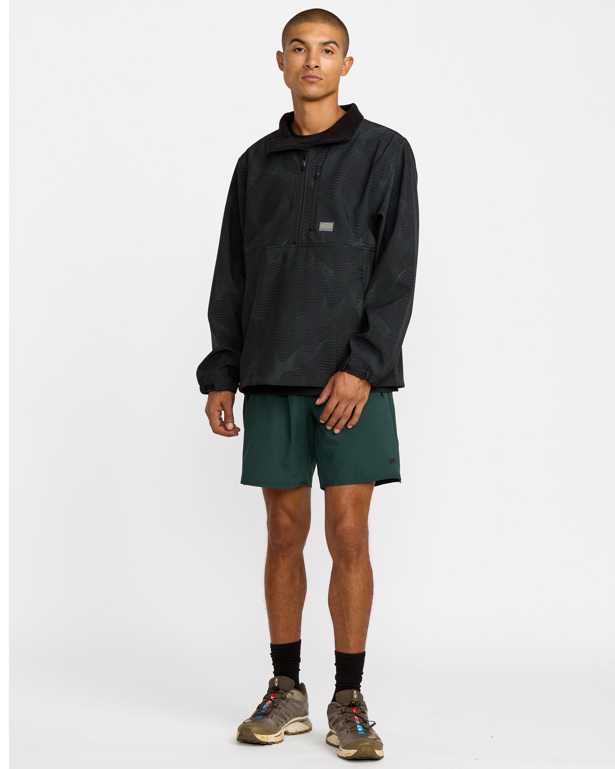 Grid Anorak - RVCA Black | RVCA for sale
