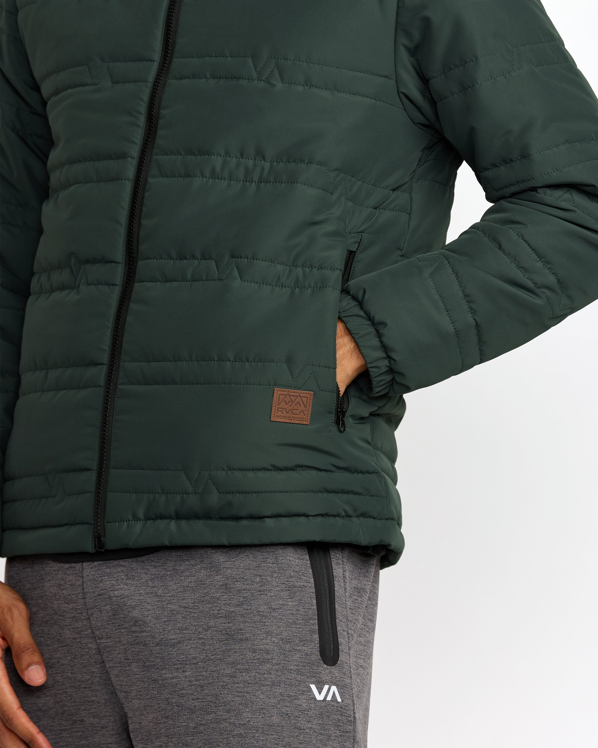 VA Puffa - Hunter Green | RVCA on sale