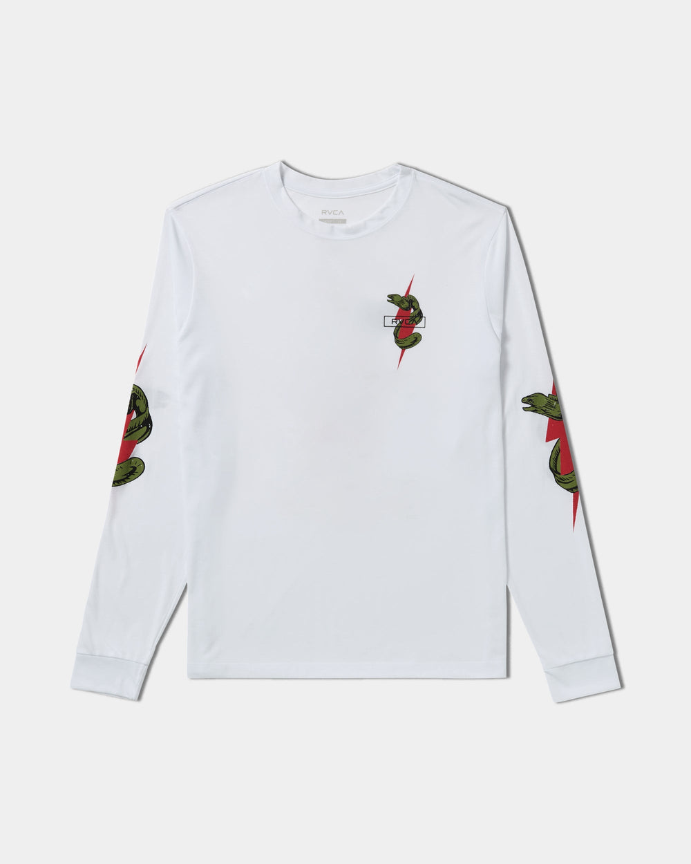 Shock Squad Long Sleeve Tee - White | RVCA on sale