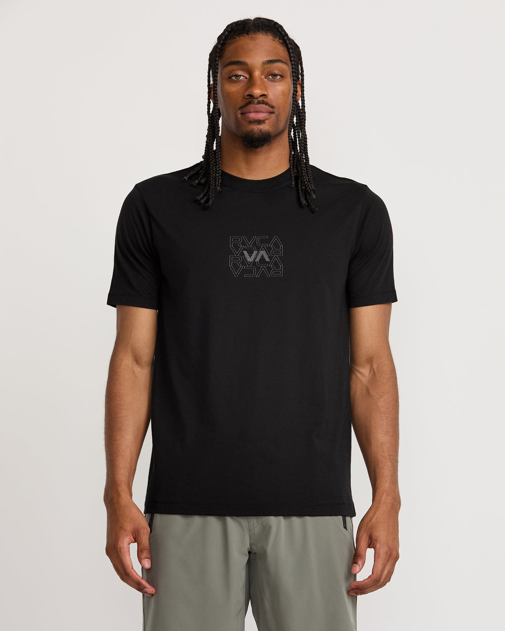 RVCA Pin Flip Short Sleeve Tee - Black | RVCA on sale