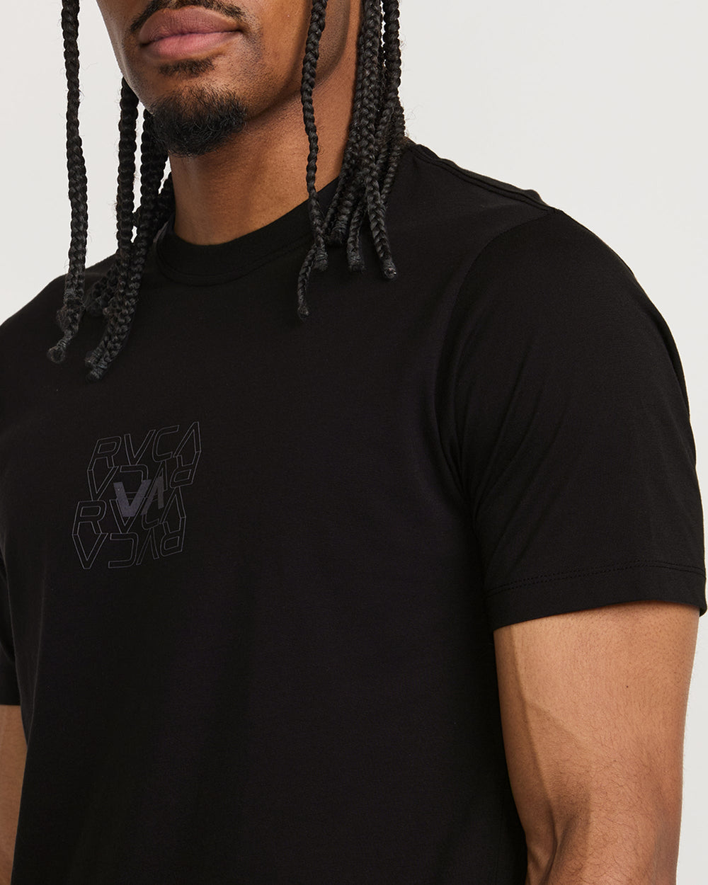 RVCA Pin Flip Short Sleeve Tee - Black | RVCA on sale