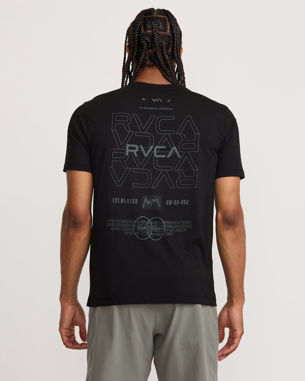 RVCA Pin Flip Short Sleeve Tee - Black | RVCA on sale