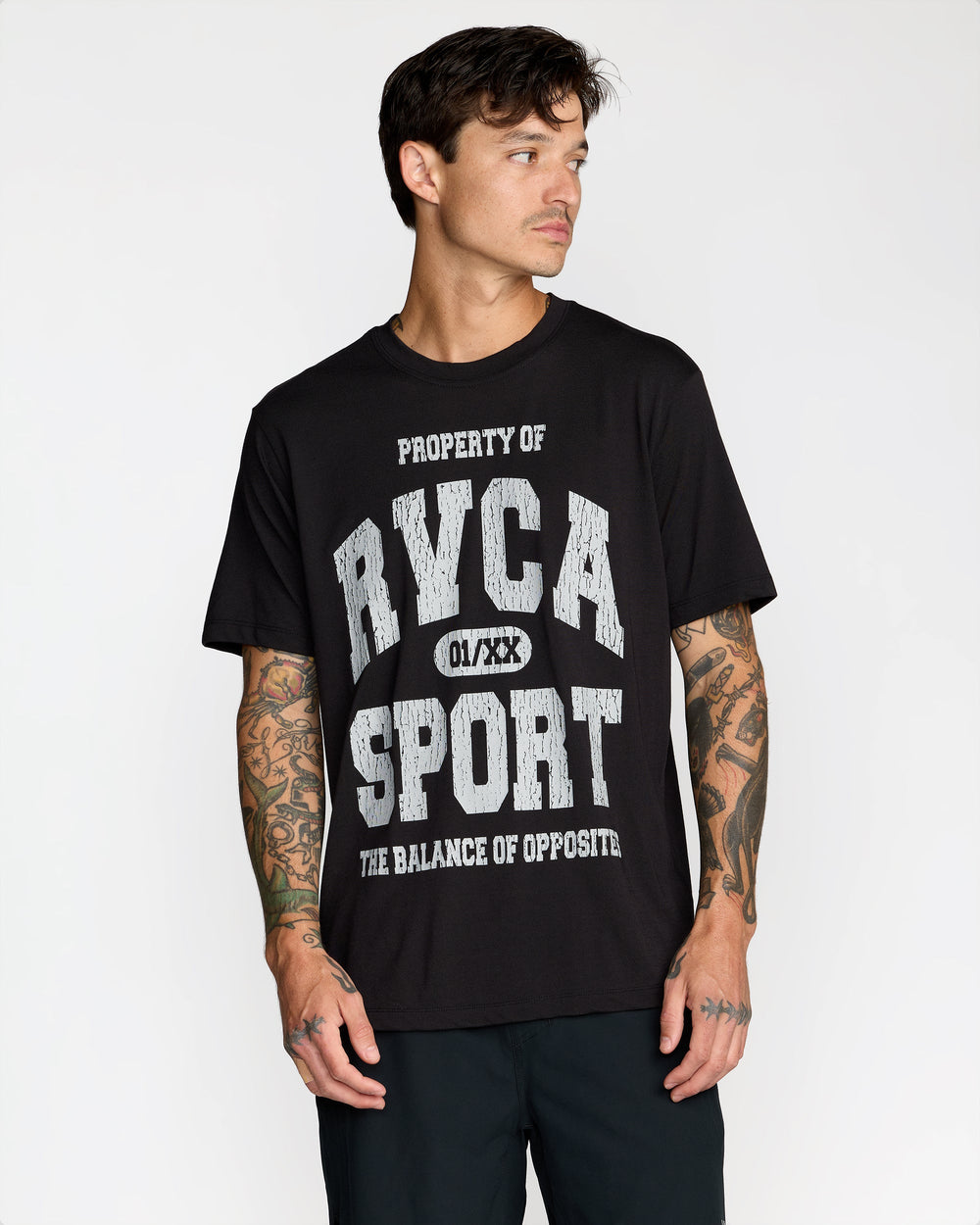 Walkout Short Sleeve Tee - Black | RVCA sale