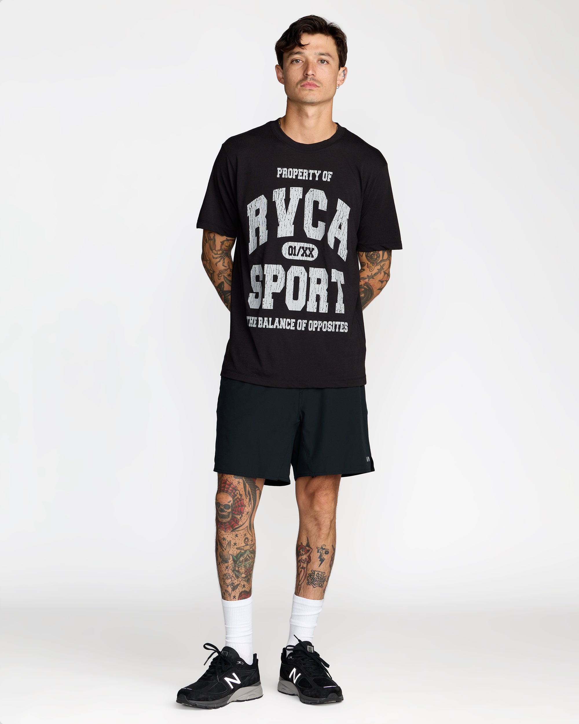 Walkout Short Sleeve Tee - Black | RVCA sale