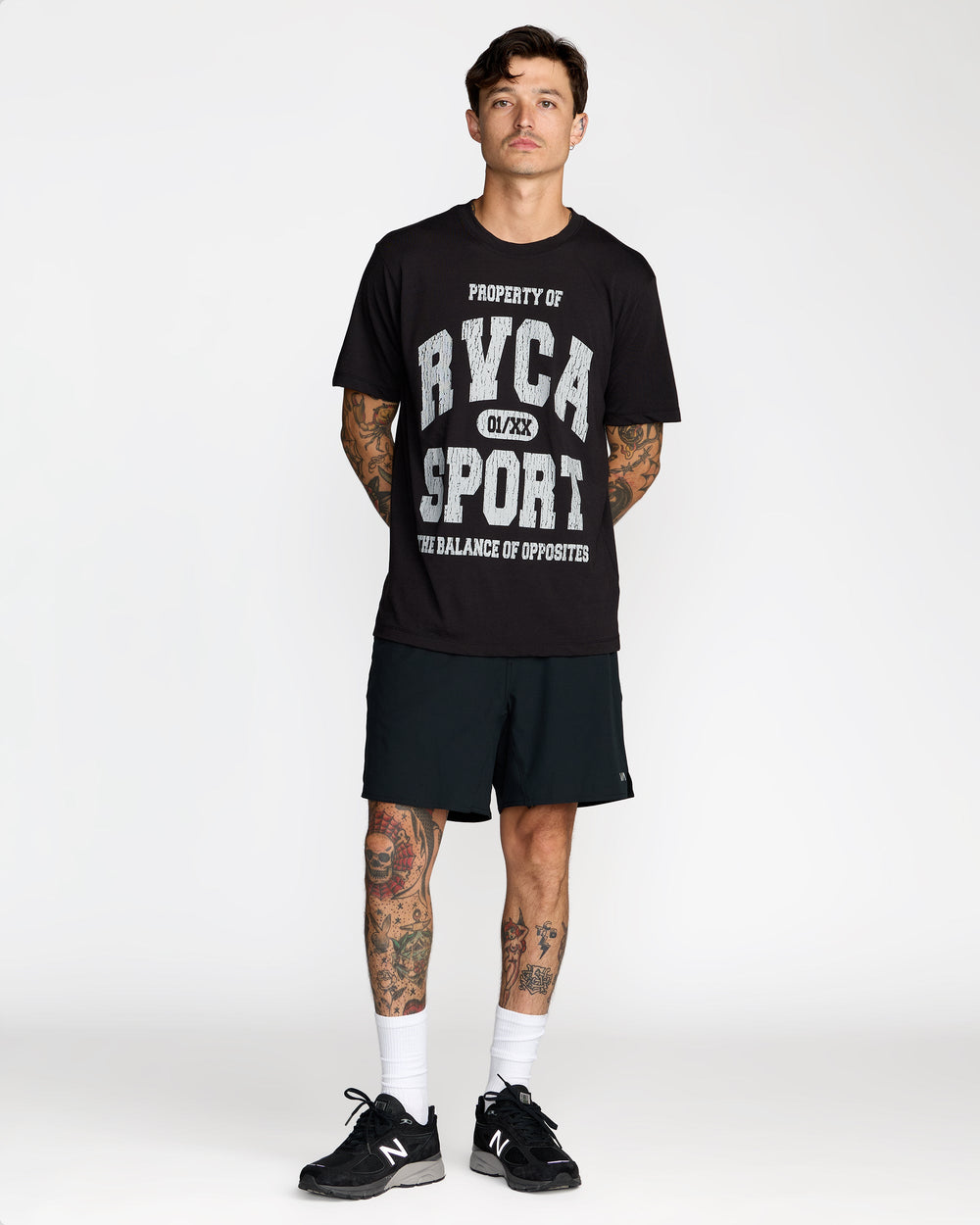 Walkout Short Sleeve Tee - Black | RVCA sale