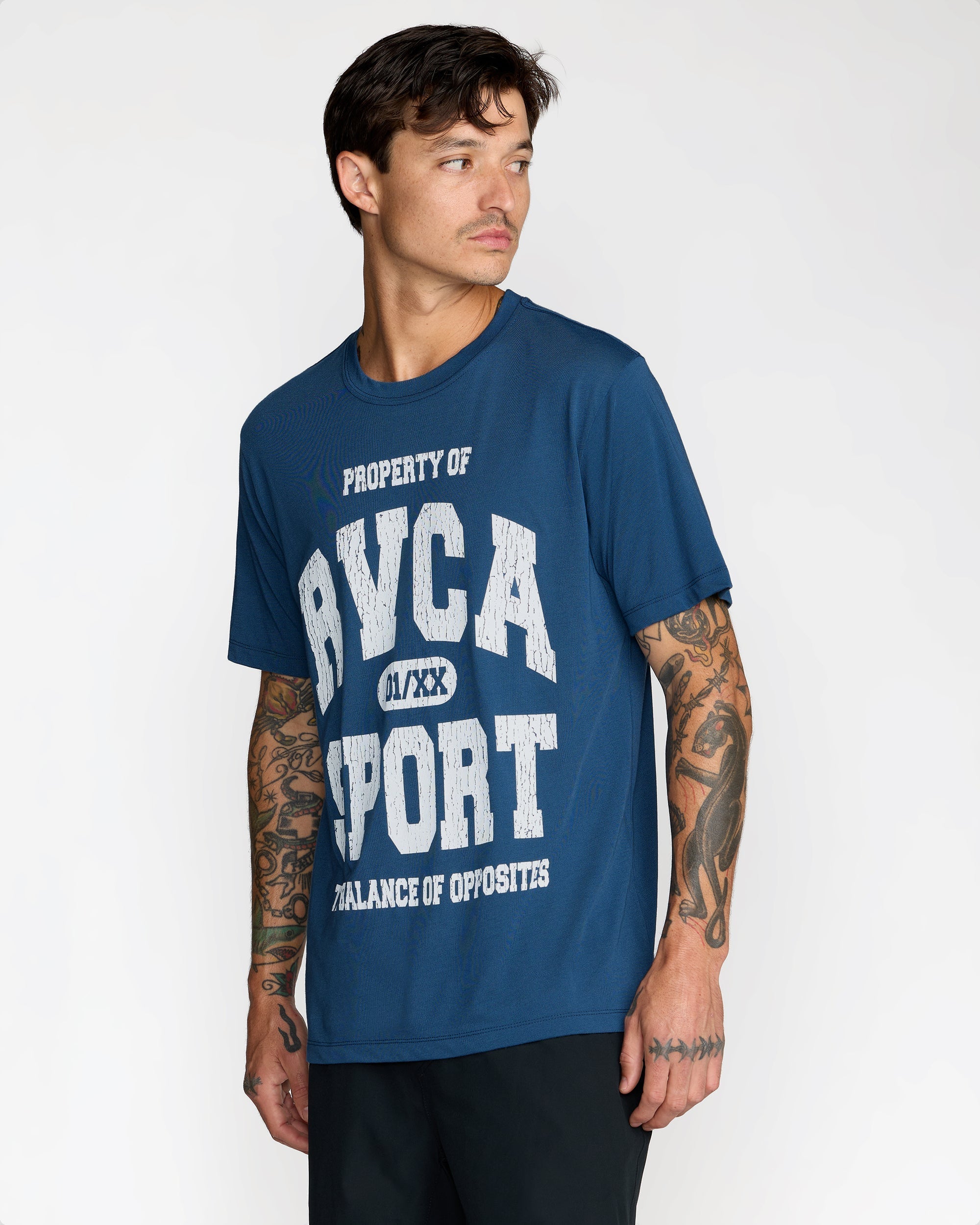 Walkout Short Sleeve Tee - Dark Denim | RVCA outlet
