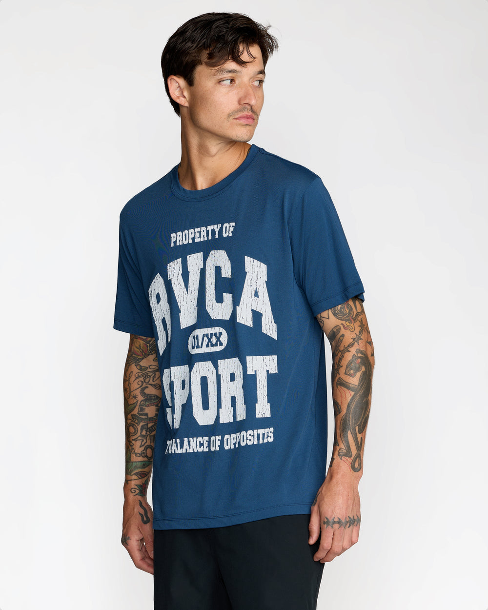 Walkout Short Sleeve Tee - Dark Denim | RVCA outlet