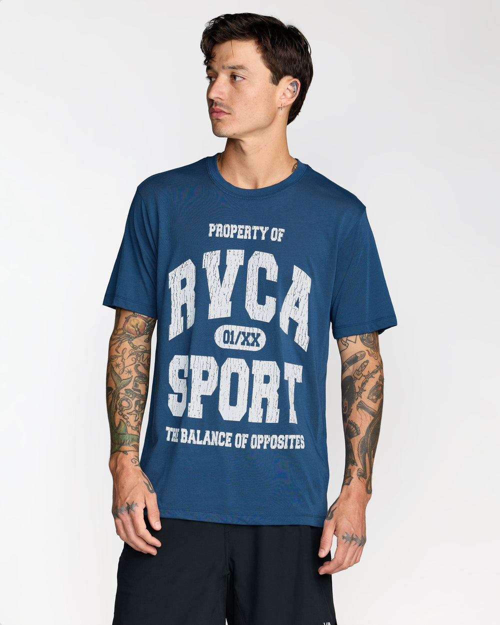 Walkout Short Sleeve Tee - Dark Denim | RVCA outlet
