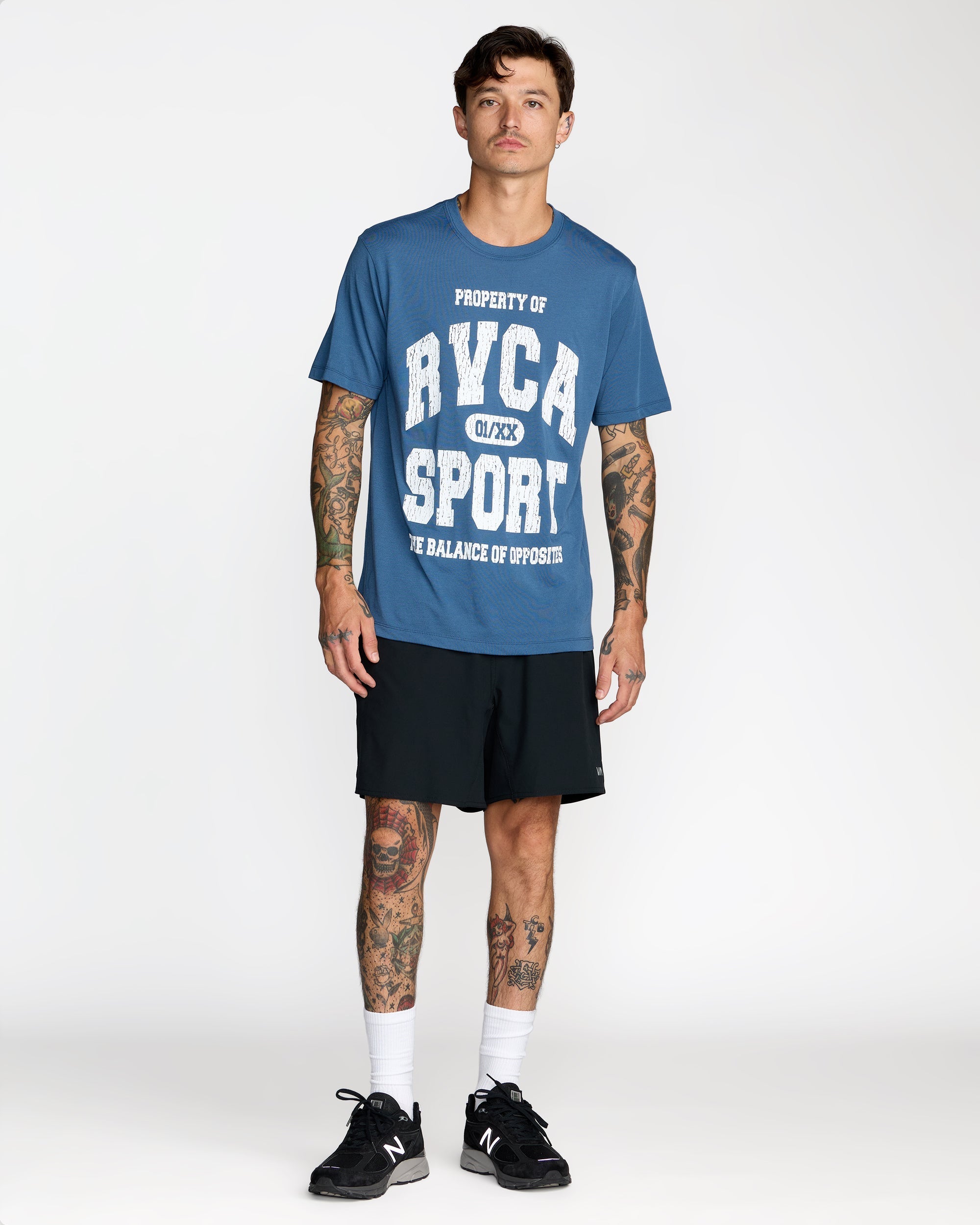 Walkout Short Sleeve Tee - Dark Denim | RVCA outlet