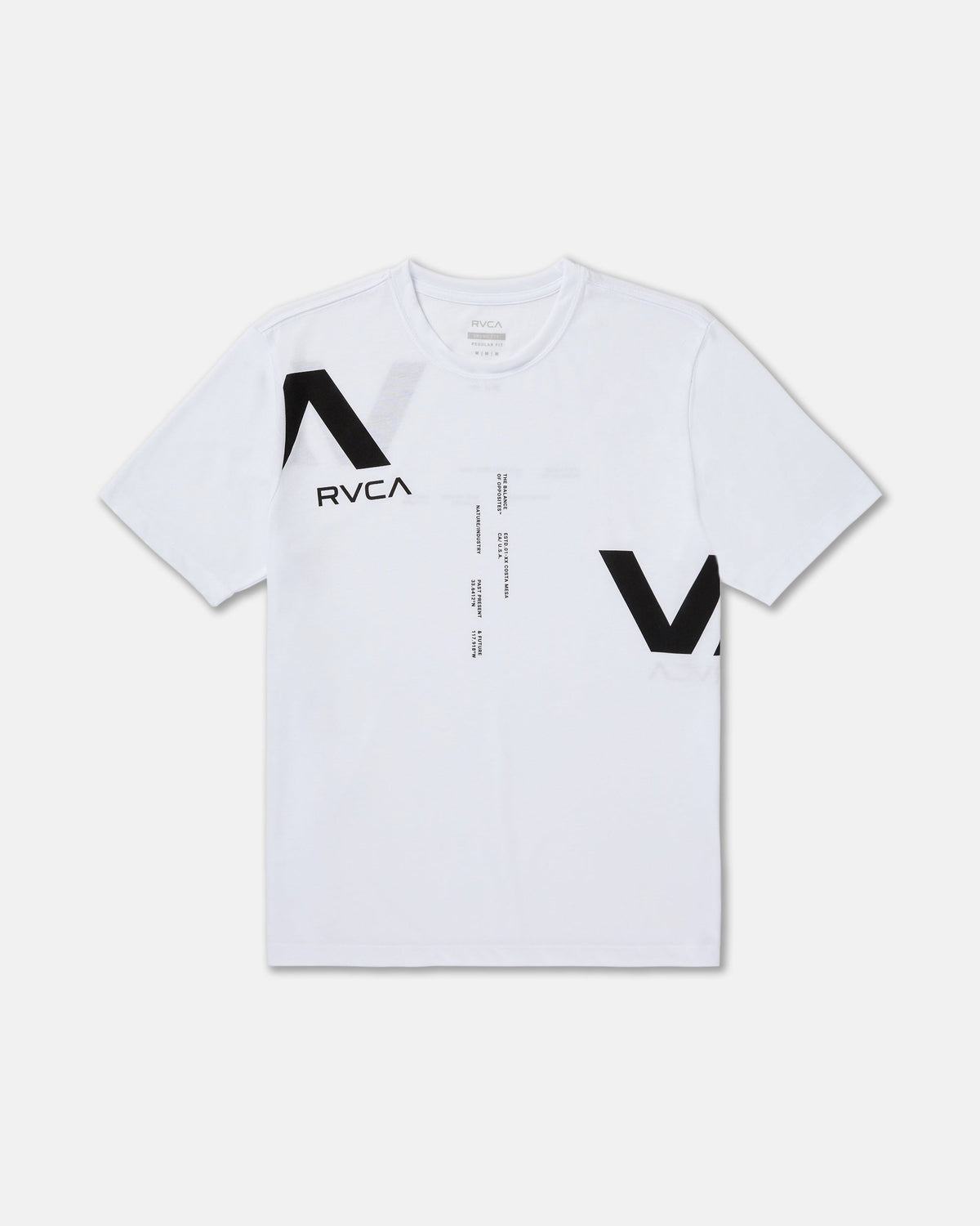 VAa Divided Short Sleeve Tee - White | RVCA online