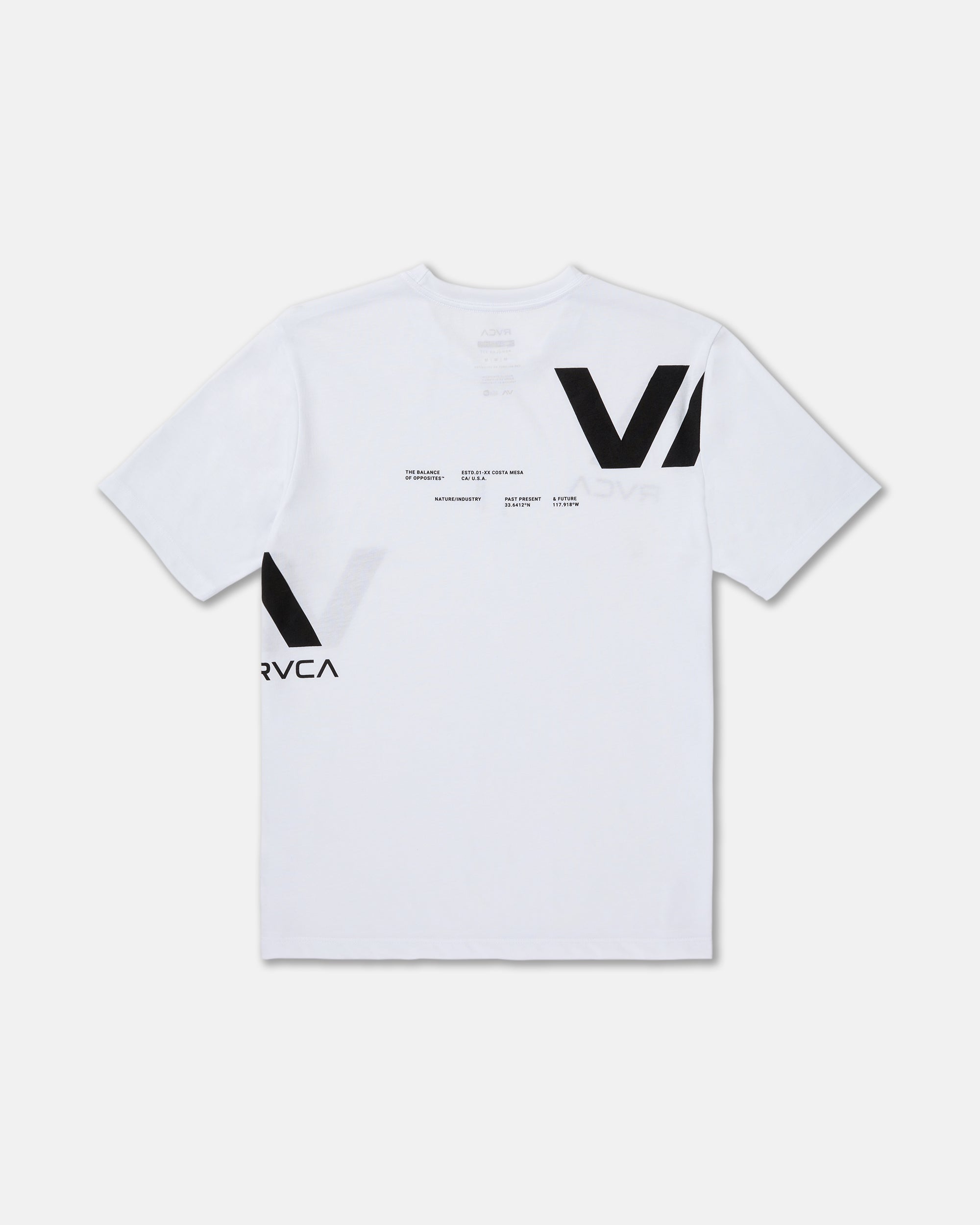 VAa Divided Short Sleeve Tee - White | RVCA online