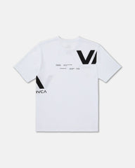 VAa Divided Short Sleeve Tee - White | RVCA online