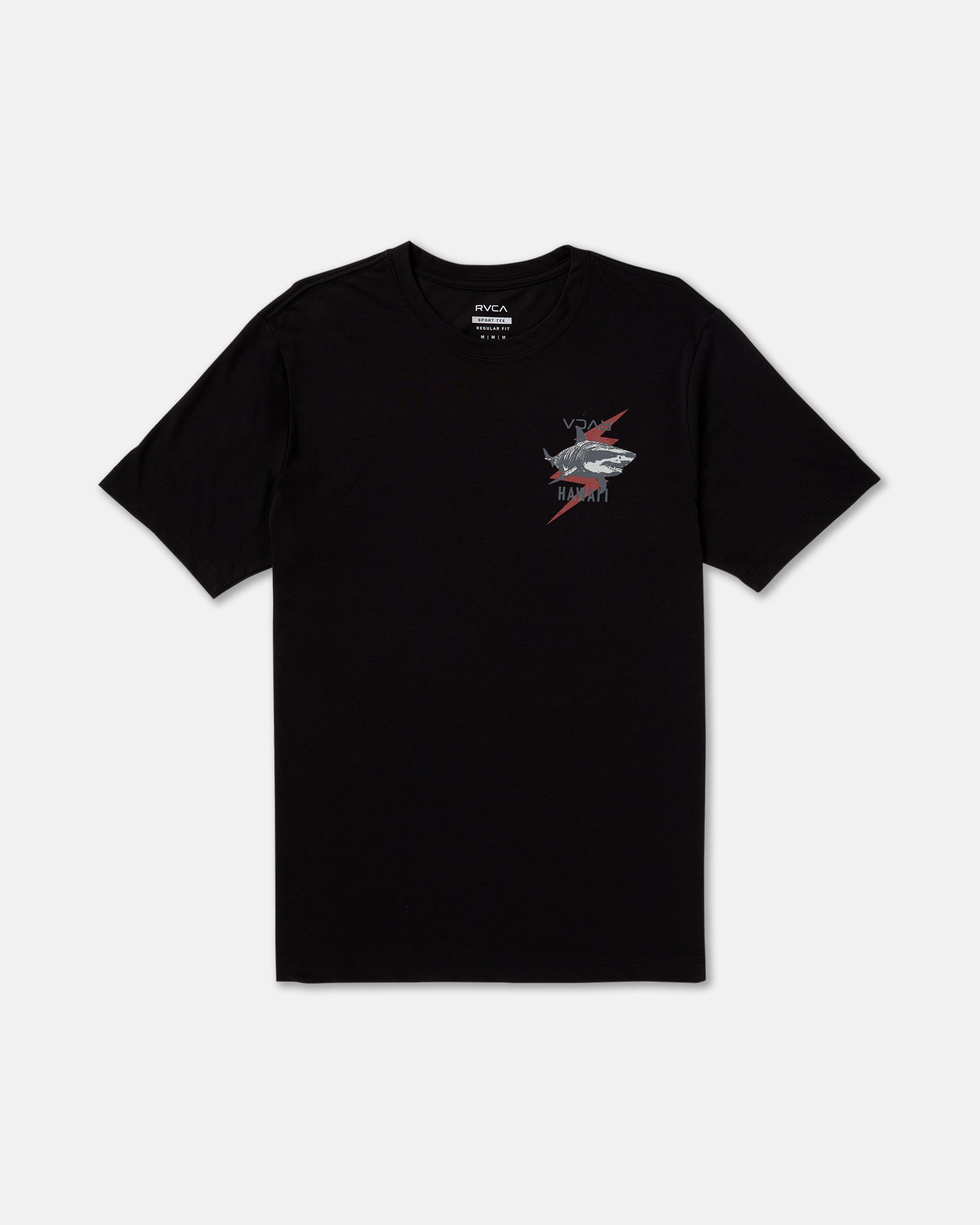 Tiger Shark Short Sleeve Tee - Black | RVCA sale