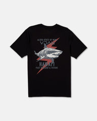 Tiger Shark Short Sleeve Tee - Black | RVCA sale