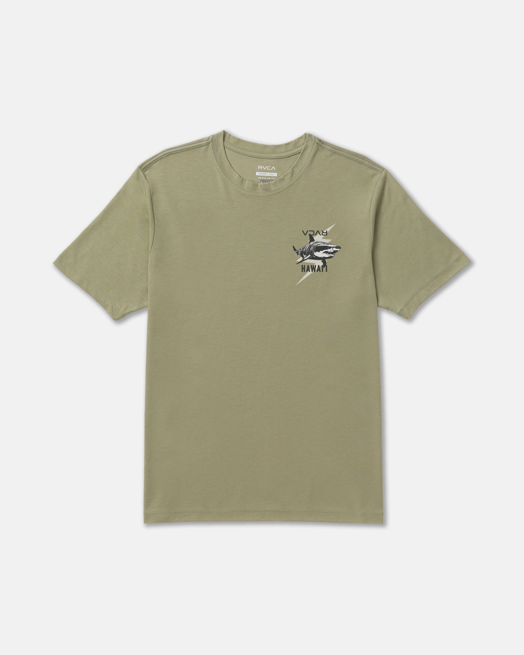 Tiger Shark Short Sleeve Tee - Covert Green | RVCA outlet