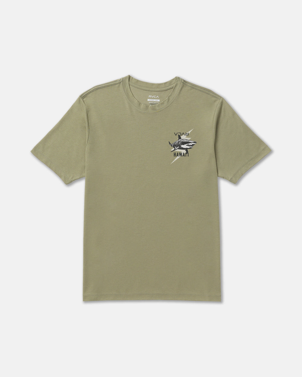 Tiger Shark Short Sleeve Tee - Covert Green | RVCA outlet