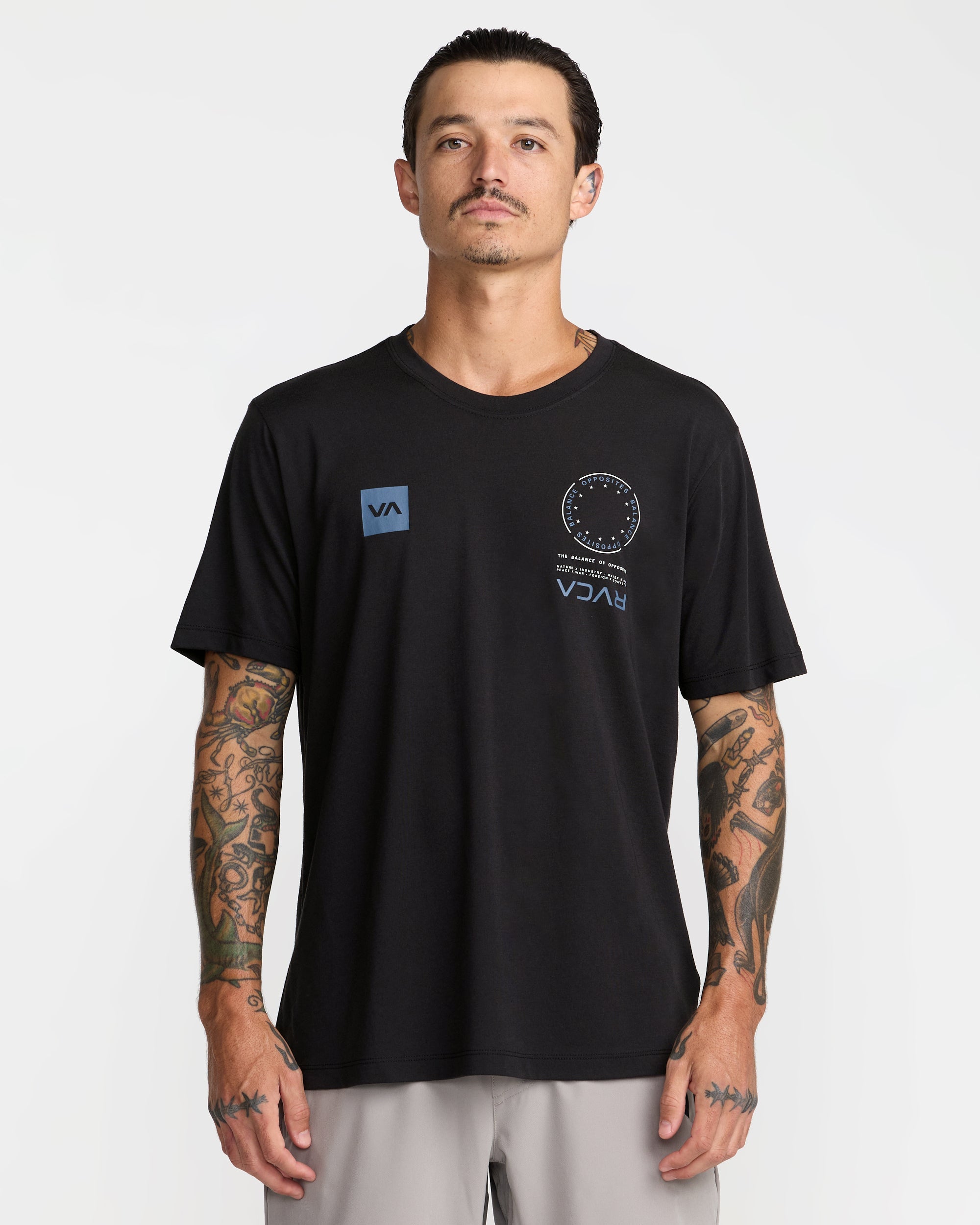 VA Mark 2 Short Sleeve Tee - Black | RVCA online