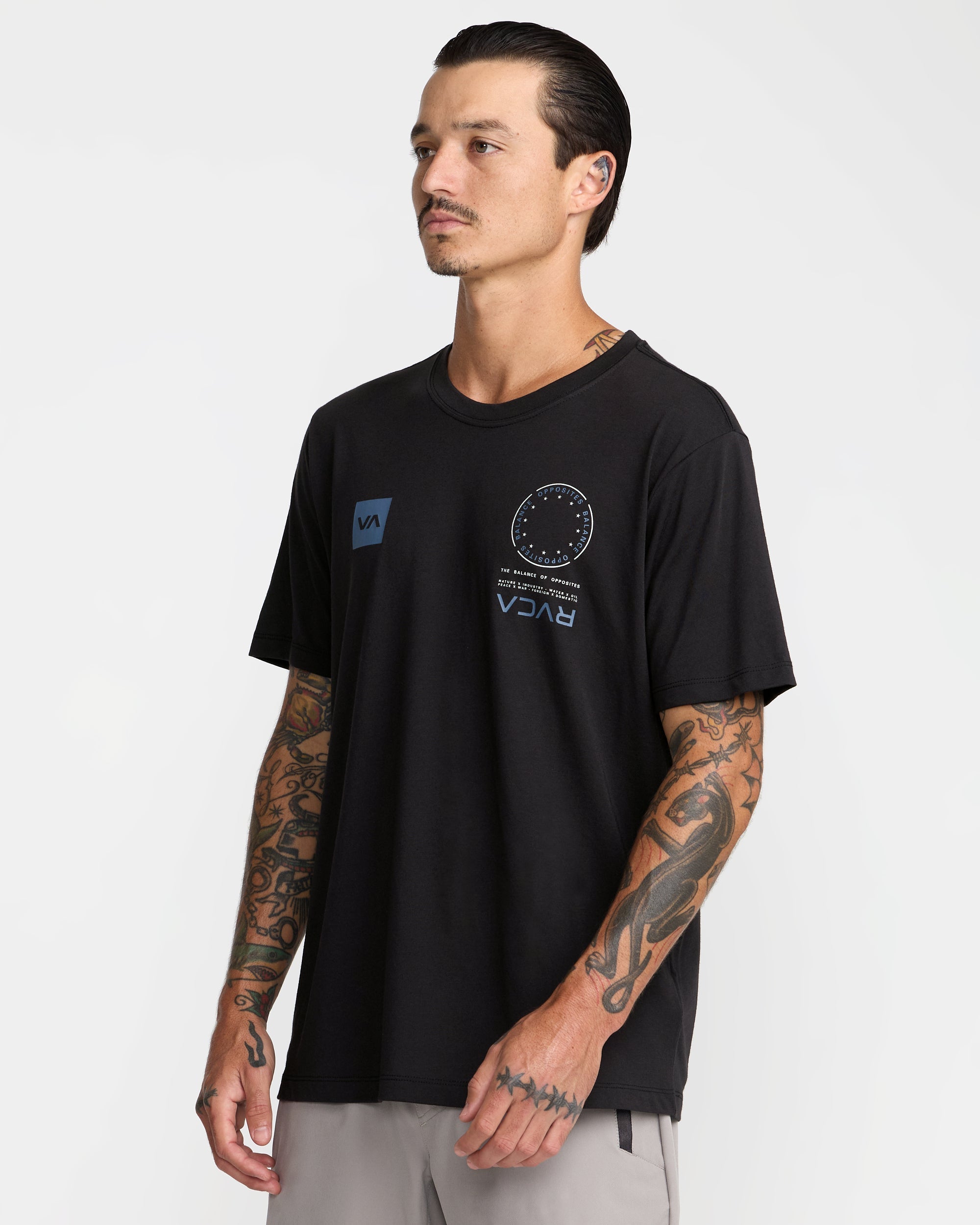VA Mark 2 Short Sleeve Tee - Black | RVCA online